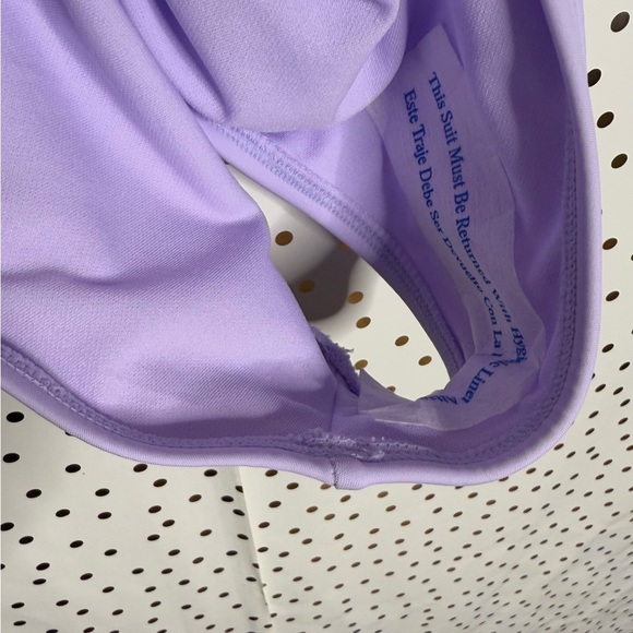 Lavender One-Piece Swimsuit - Picture 4 of 7